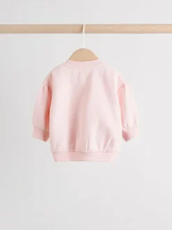 Next Pink/White Baby Jacket, Top and Leggings Set 3 Piece (0mths-2yrs) Discount
