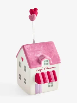 Next Pink/White Ceramic Mini House Ornament Online