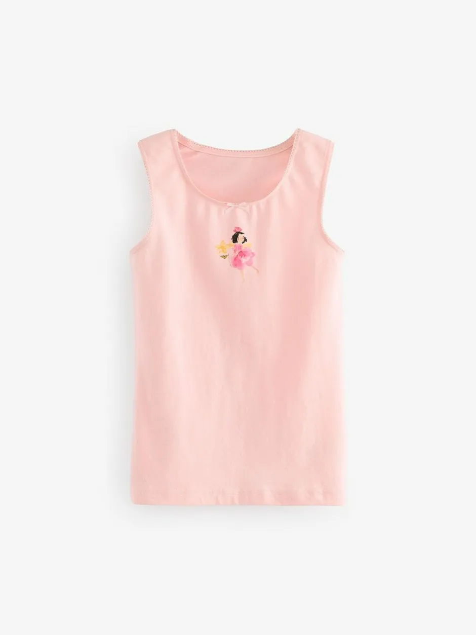 Next Fairy Vests 3 Pack (1.5-16yrs) Pink/White Online