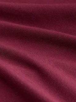 Next Jersey Waisted Summer Midi Dress Plum Purple Outlet