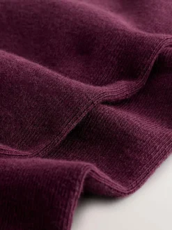Next 3 Pack Cotton Rich Tights Plum Red Pink and Black