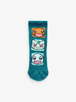 Next Pokémon Multi Gaming Cotton Rich Socks 3 Pack Clearance