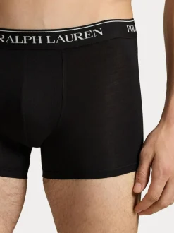 Polo Ralph Lauren Black Stretch Cotton Boxers 3 Pack Outlet