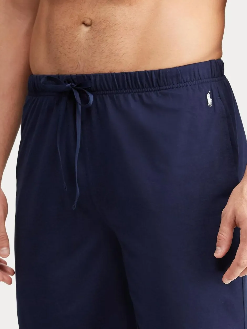 Polo Ralph Lauren Cotton Jersey Stretch Shorts Blue Chrome Online