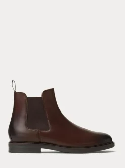 Polo Ralph Lauren Asher Chelsea Mid Cut Boots Brown Outlet
