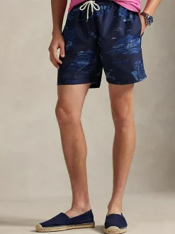 Polo Ralph Lauren Navy Swim Shorts Clearance