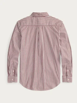 Polo Ralph Lauren Boys Stripe Shirt Red Outlet