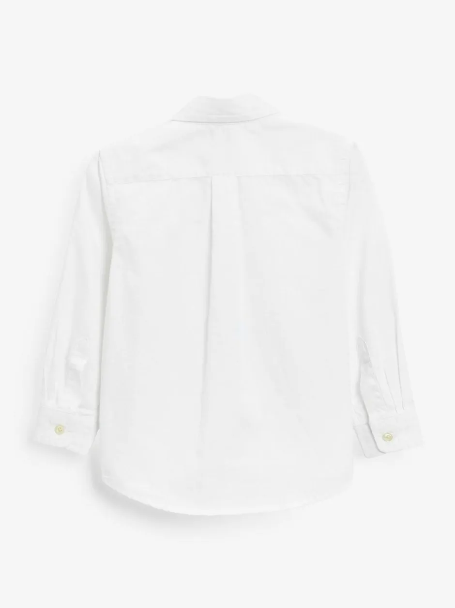 Polo Ralph Lauren White Baby Boys Oxford Shirt Online