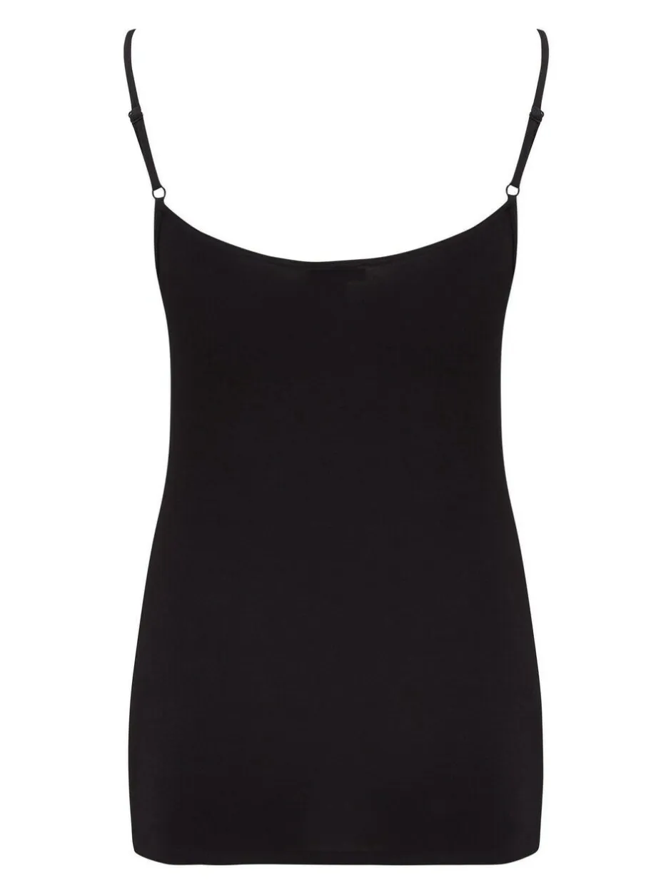 Pour Moi Cami Second Skin Thermal Black