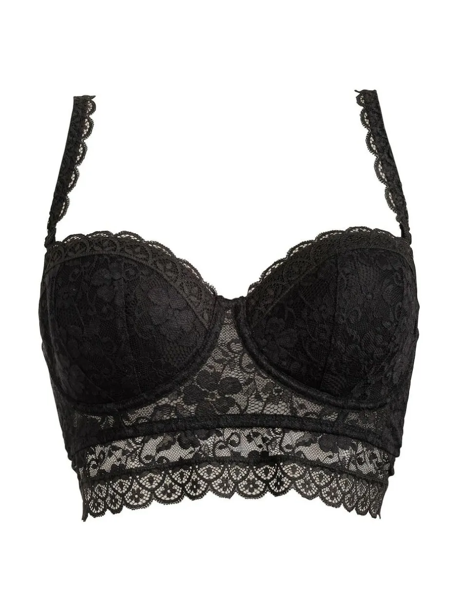 Pour Moi Strapless Rebel Bra Black Clearance