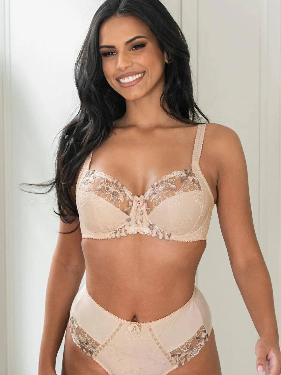 Pour Moi Brown Non Padded Sofia Bra Outlet