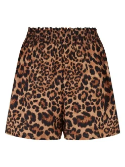 Pour Moi Viscose Beach Shorts Leopard Print Best