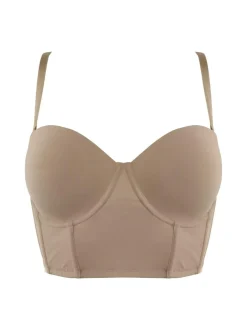 Pour Moi Bustier Definitions Bra Nude New
