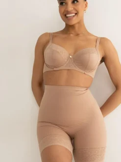 Pour Moi Effortless Tummy Control Thigh Slimmer Shapewear Nude