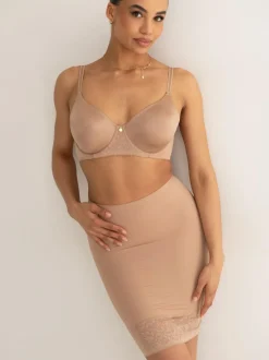 Pour Moi Effortless Tummy Control Half Slip Shapewear Nude Best