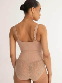 Pour Moi Effortless Tummy Control Wear Your Own Bra Body Shapewear Nude Hot