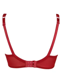 Pour Moi Red Padded Rebel Bra New