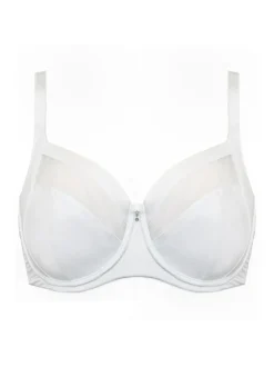 Pour Moi Viva Luxe Non-Padded Side Support Bra White Outlet