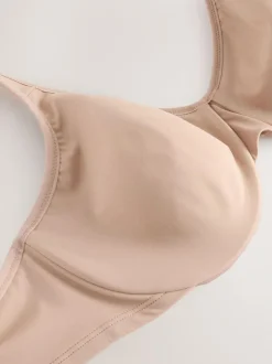 Next DD+ Supersoft Comfort Padded Strap Minimising Full Cup Bra Praline Nude Hot