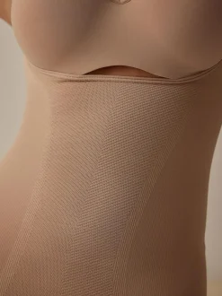 Next Firm Tummy Control Wear Your Own Bra Slip Praline Nude