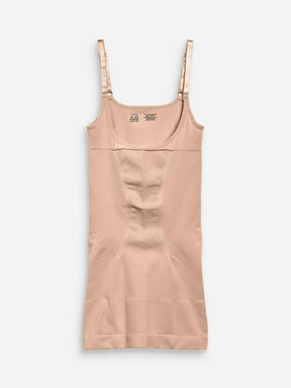 Next Firm Tummy Control Wear Your Own Bra Slip Praline Nude