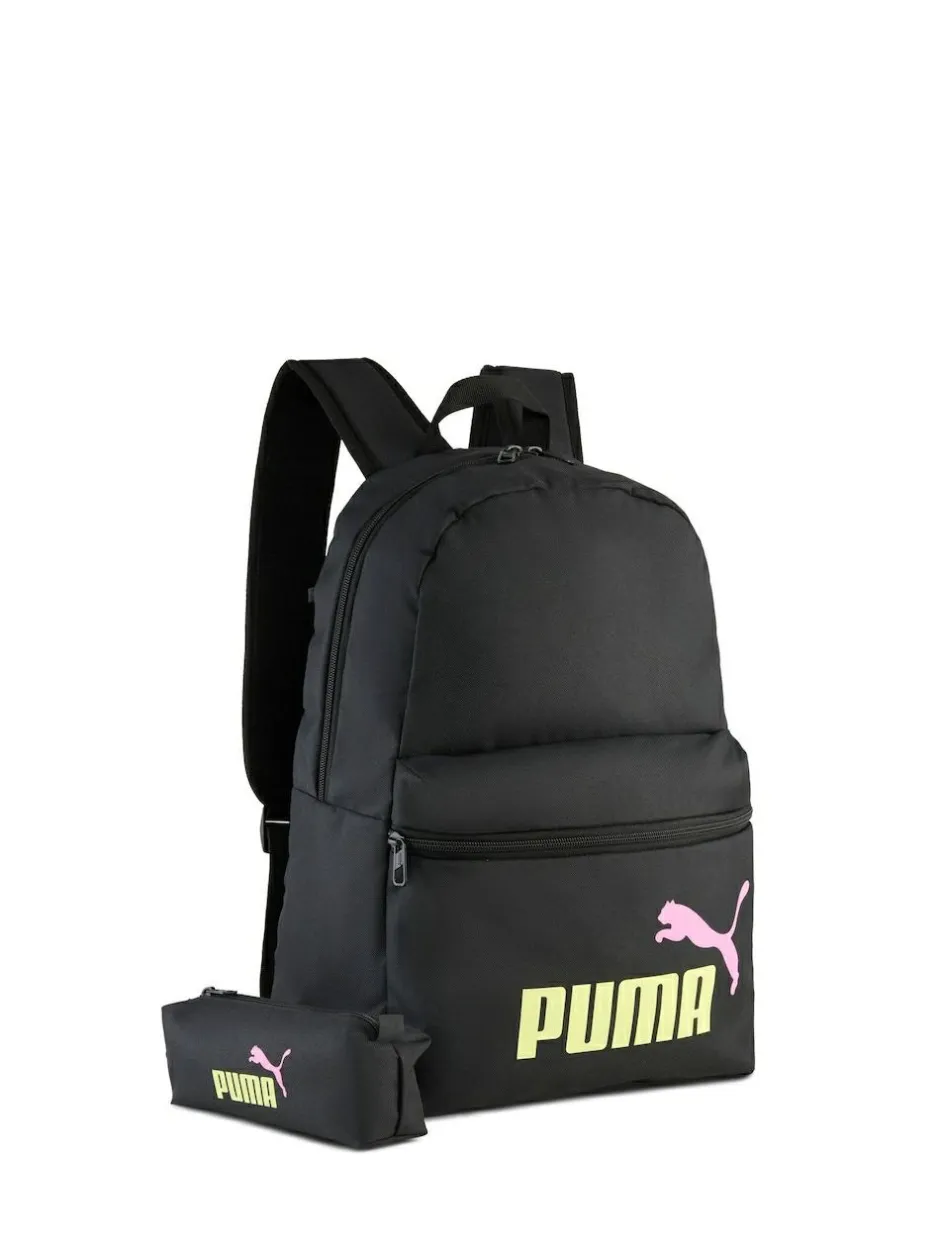 Puma Black Kids Phase Backpack Set Outlet