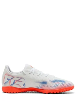 Puma White Mens Future 8 Play Astro Turf Football Boots