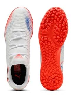 Puma White Mens Future 8 Play Astro Turf Football Boots