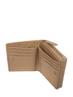 Pure Luxuries London 'Leah' Leather Purse Natural Sale