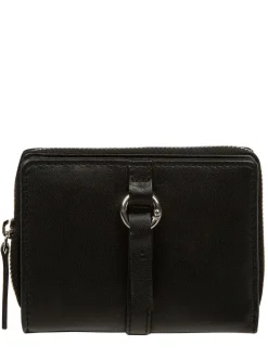 Pure Luxuries London 'Lena' Leather Purse Black Online