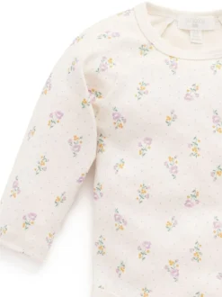 Purebaby Bodysuits 2 Pack Pink Outlet