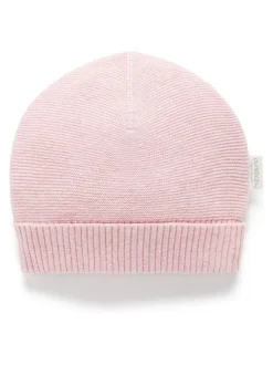 Purebaby Textured Beanie Pink New