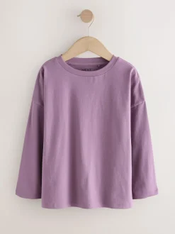 Next Long Sleeve Top (3-16yrs) Purple Discount