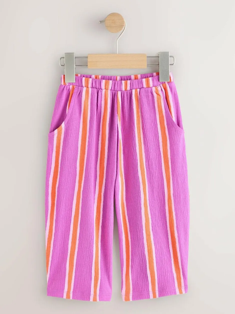 Next Purple Orange Stripe Barrel Leg Trousers (3mths-7yrs) Sale