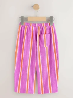 Next Purple Orange Stripe Barrel Leg Trousers (3mths-7yrs) Sale