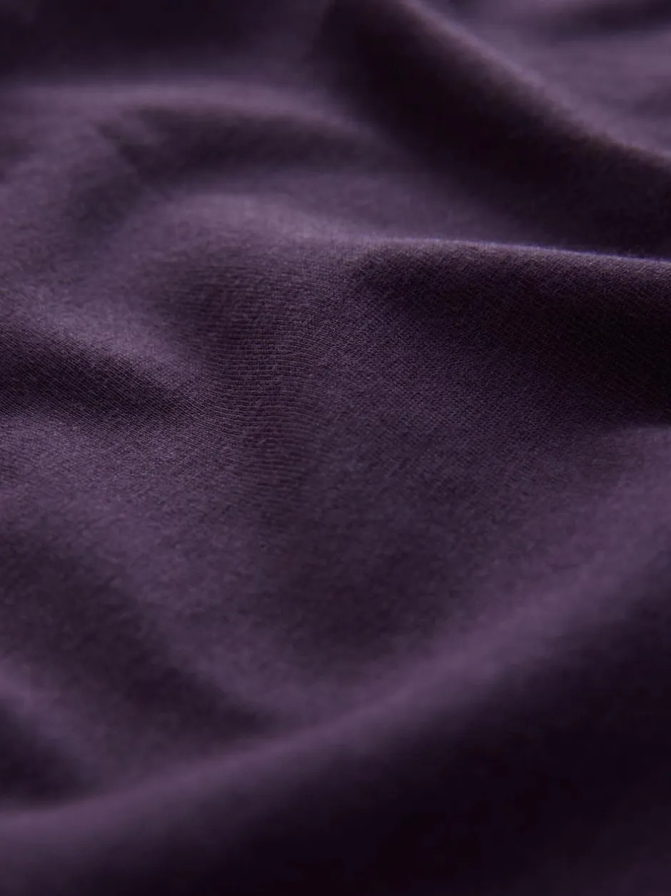 Next Purple Regular Fit Essential Crew Neck Cotton T-Shirt Outlet