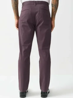 Next Purple Slim Fit Stretch Chinos Trousers Sale