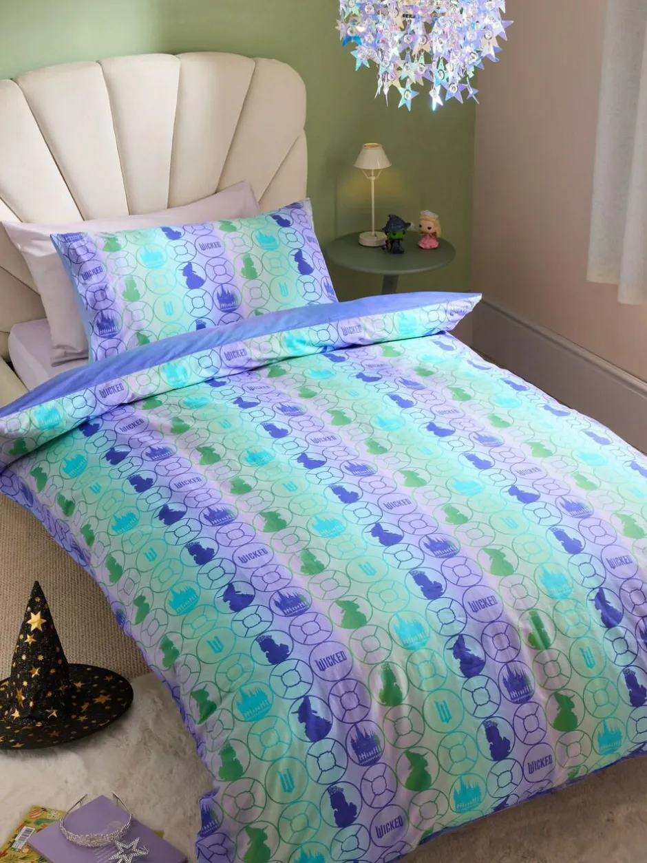 Next Purple/Blue Wicked Duvet Cover and Pillowcase Set Discount