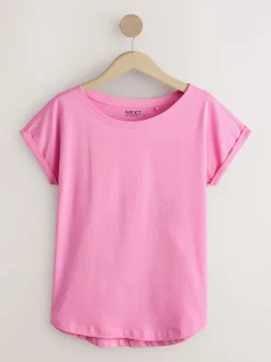 Next Cap Sleeve T-Shirts 5 Pack Purple/Blue/Butter Yellow/Pink/White Online