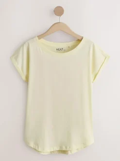 Next Cap Sleeve T-Shirts 5 Pack Purple/Blue/Butter Yellow/Pink/White Online