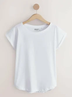 Next Cap Sleeve T-Shirts 5 Pack Purple/Blue/Butter Yellow/Pink/White Online