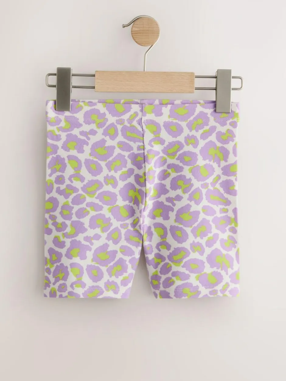Next Purple/Pink/Animal Cycle Shorts 5 Pack (3-16yrs) Best