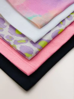 Next Purple/Pink/Animal Cycle Shorts 5 Pack (3-16yrs) Best
