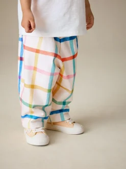 Next Rainbow Check Barrel Leg Trousers (3mths-7yrs) Discount