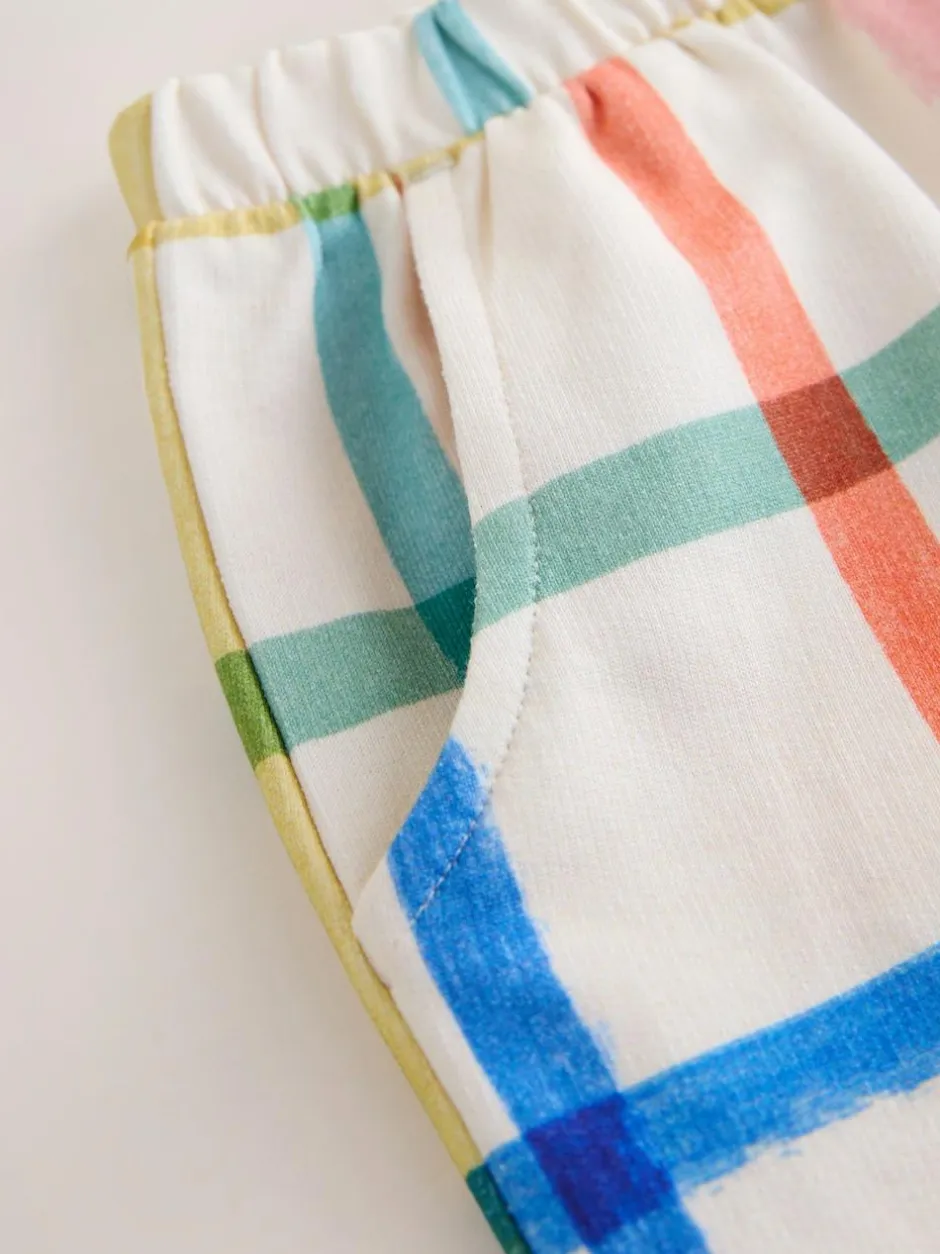 Next Rainbow Check Barrel Leg Trousers (3mths-7yrs) Discount