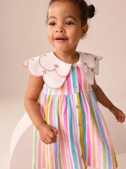 Next Collared Summer Dress (3mths-7yrs) Rainbow Sale