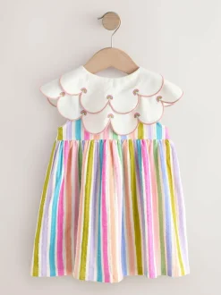 Next Collared Summer Dress (3mths-7yrs) Rainbow Sale