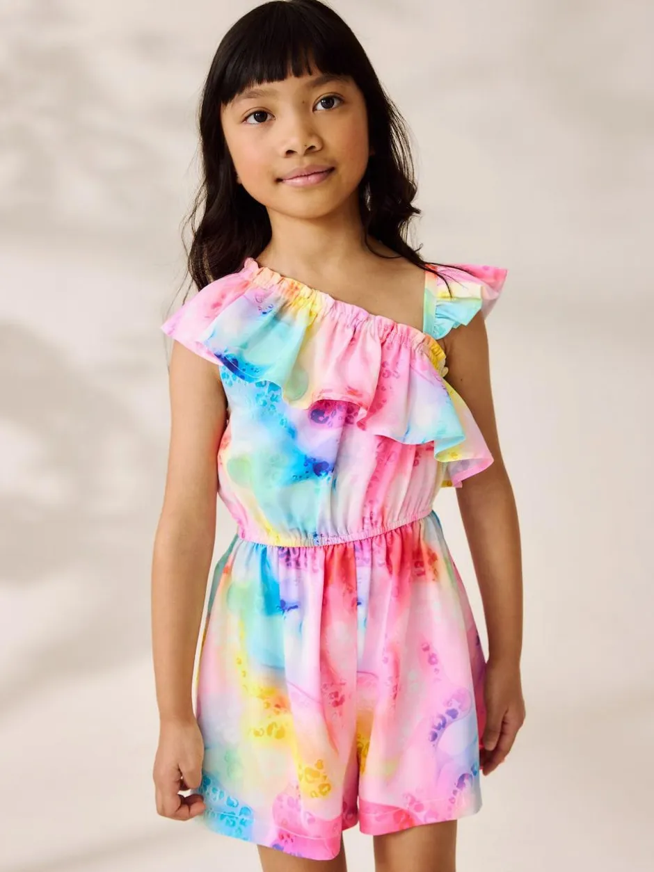 Next Frill Shoulder Playsuit (3-16yrs) Rainbow New