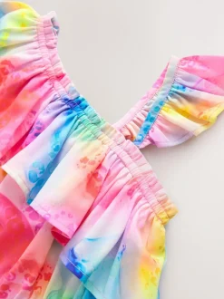 Next Frill Shoulder Playsuit (3-16yrs) Rainbow New