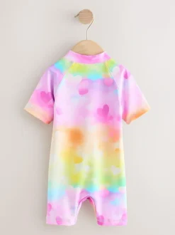 Next Rainbow Ombre Hearts Sunsafe Swimsuit (3mths-10yrs)